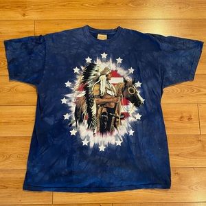 2002 The Mountains Native American t-shirt